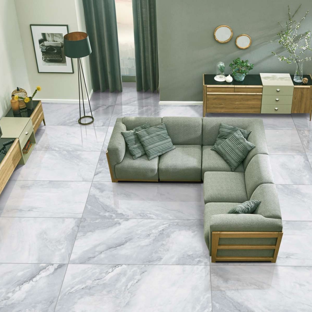 картинка Керамогранит TRISOLA SILVER POLISHED 60*120 глянцевый, (упаковка 2 шт /1,44 м2)