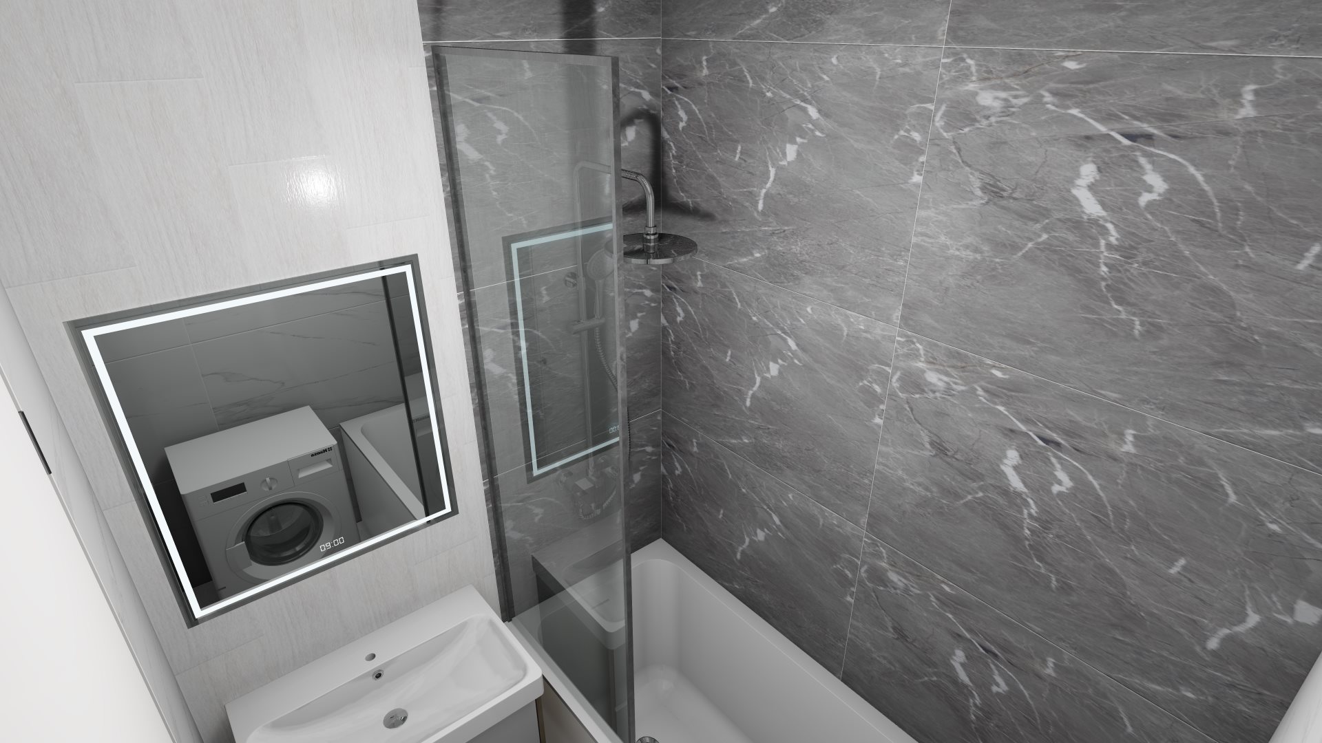 картинка Керамогранит CORE SHADOW POLISHED 60*120 глянцевый, (упаковка 2 шт /1,44 м2)